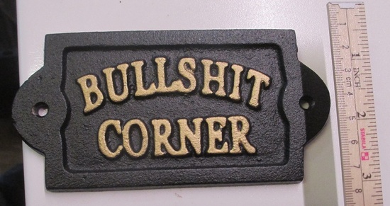 Bullshit corner