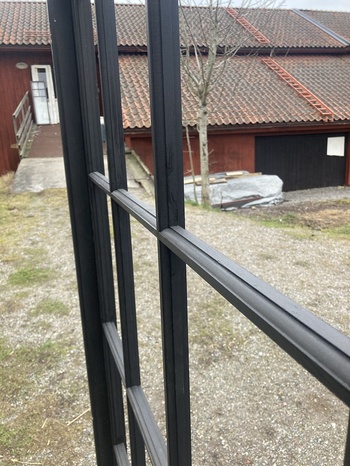 Industrifönster i trä, 107x217cm, Överjärva