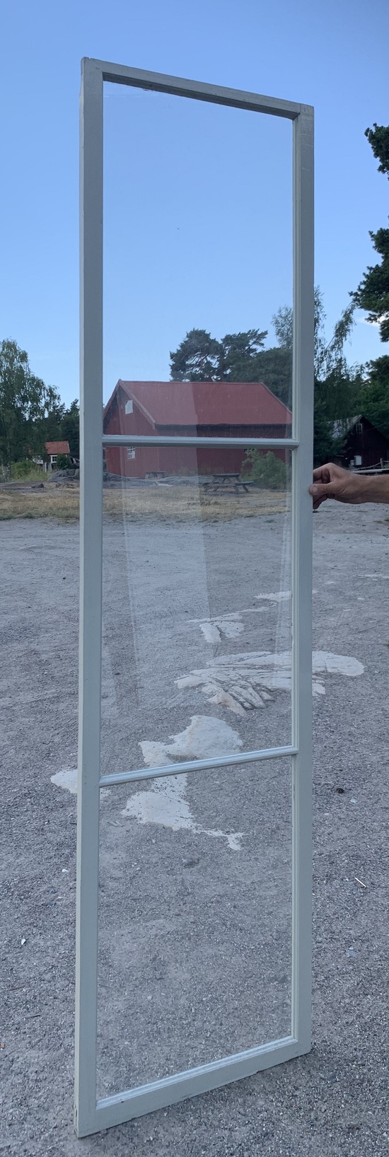 Stor fönsterbåge 59 x 229 cm, 5 st.  Finns på Överjärva