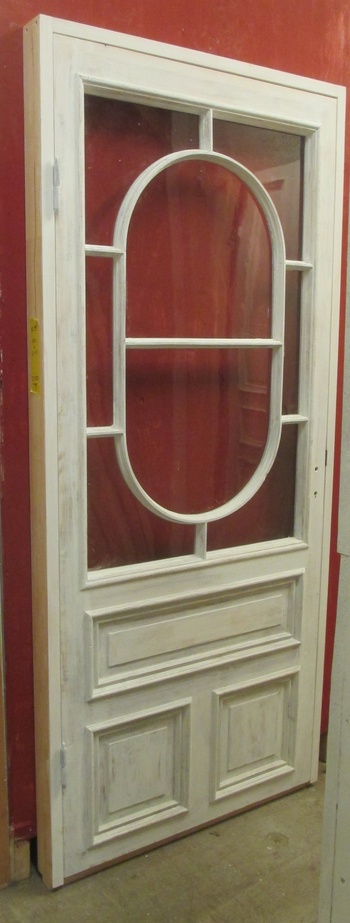 Unik Enkeldörr med karm och glas
