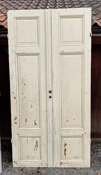 Dubbeldörr 121 x 239 cm, finns på Överjärva