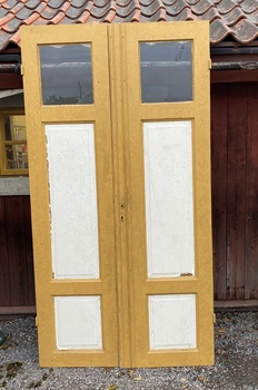 Dubbeldörr 118,5 x 225 cm, finns på Överjärva
