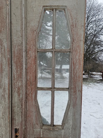 Pardörr med glas, 110x215cm, finns på Överjärva