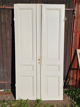 Pardörr 119x238cm, finns på Överjärva