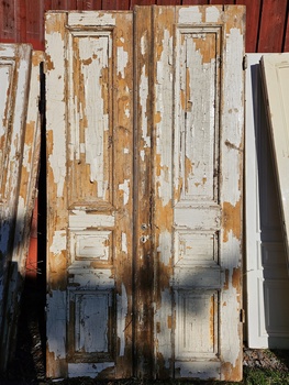 Pardörr 131x242cm, finns på Överjärva