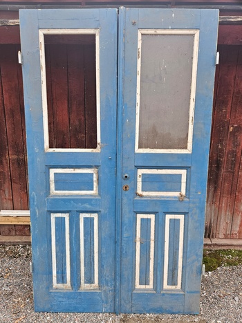 Pardörr 119x202,5, finns på Överjärva Byggnadsvård