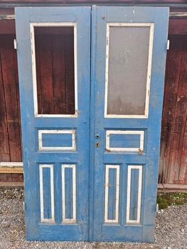 Pardörr 119x202,5, finns på Överjärva Byggnadsvård
