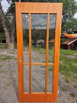 Enkeldörr, funkis, 82x199,5, fiins på Överjärva Byggnadsvård