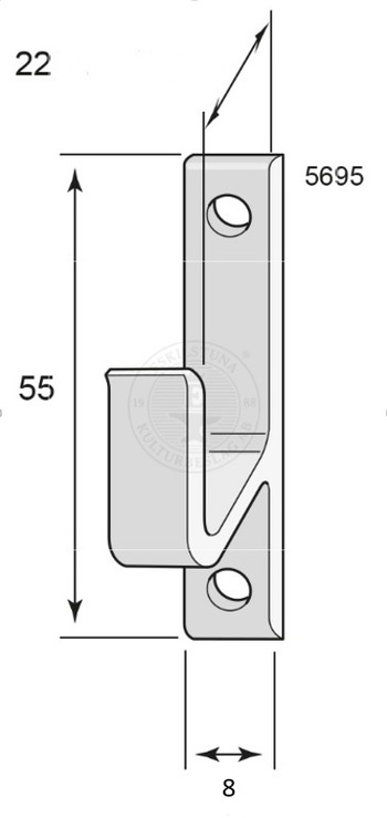 Hake, nickel,  NOS 10-pack