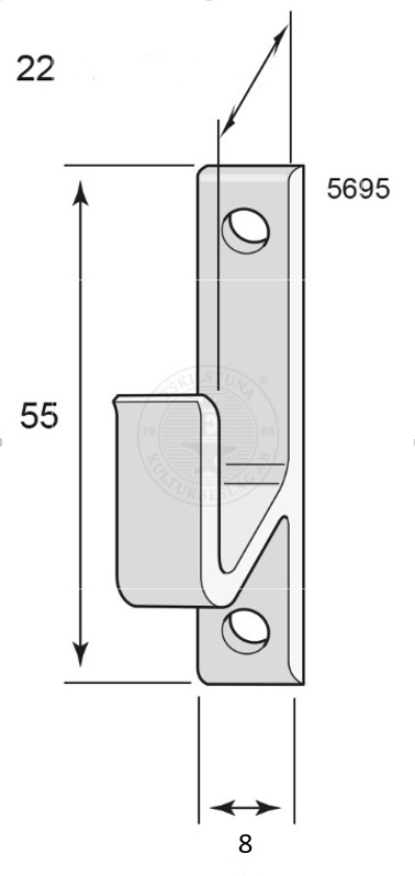 Hake, nickel,  NOS 10-pack