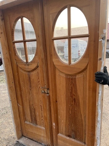 Dubbeldörr 133 x 212 cm, Finns på Överjärva