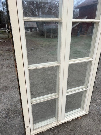 Balkong dörr/fönster med karm, 100x190, finns på Överjärva Byggnadsvård