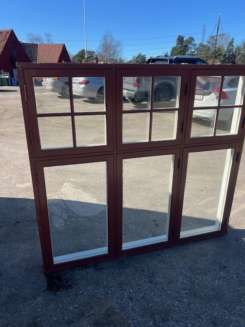 Fönster med karm, 180x163, finns på Överjärva Byggnadsvård