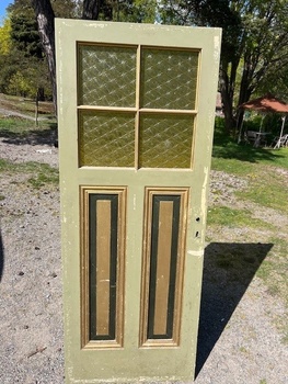 Enkeldörr med glas, 73,5x188, Finns på Överjärva Byggnadsvård