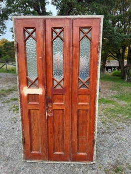 Dubbeldörr med karm, 119x224, finns på överjärva