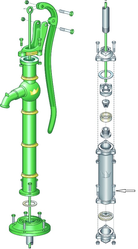 Bult till cylinder