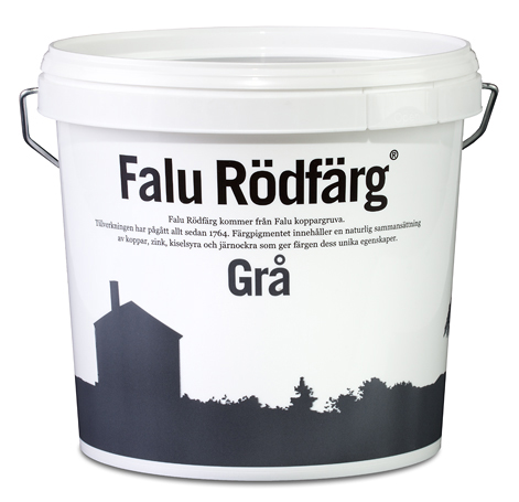 Falu Rödfärg, Grå 5 liter