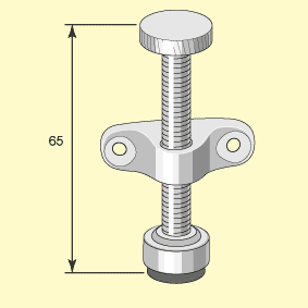 Fönsterhållare nickel