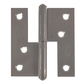 Gångjärn m kullrig knopp 74 mm