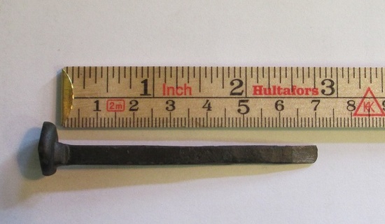 Smidd spik, ca 7 cm (styck)