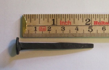 Smidd spik, ca 5 cm (säljes styckvis)